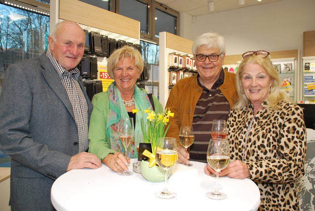 Karl und Burgi Koblmüller mit Gerhard und Renate Schellander