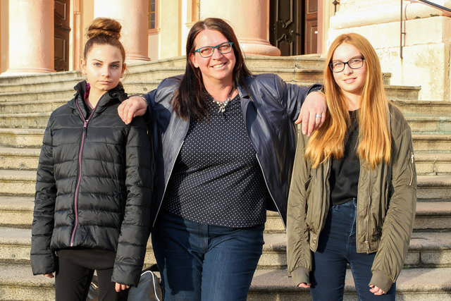 v.l.n.r.: Alyssa Harlander, Mag.Neuchrist und Tochter Isabel Neuchrist. | Foto: Andreas Führer