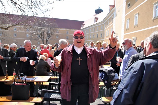 Msgr. Alojz Uran, Erzbischof von Laibach motivierte die Pilger im Besonderen