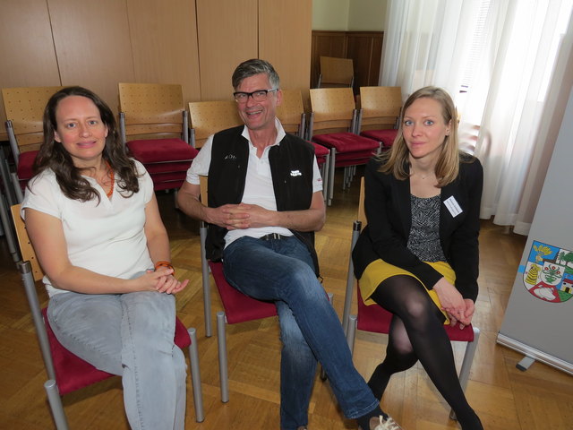 Experten wie Jutta Löffler, Stefan Ohnmacht und Melanie Svoboda beraten über Standorte, Förderungen und Angebote der Stadt Wien.