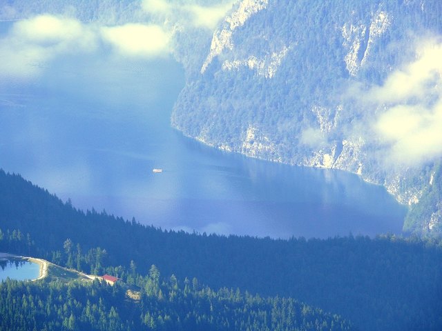 Bei schönem Wetter kann man bis zum Königssee schauen | Foto: © Thomas Wolff