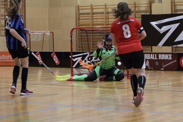 Nadja Janisch im Tor des UHC Alligator Rum war ein sicherer Rückhalt