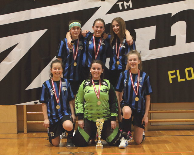 Österreichischer U15-Meister 2017 - Das Team des UHC Alligator Rum