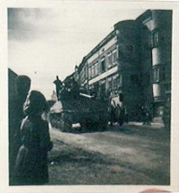 Einmarsch amerikanischer Truppen in Grieskirchen, Mai 1945 | Foto: Public Domain