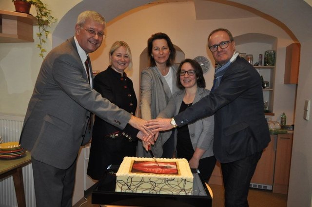 Von links: Alois Hochedlinger, Manuela Eibensteiner, Elisabeth Paruta-Teufer, Anja Mayrwöger und Christian Gratzl.