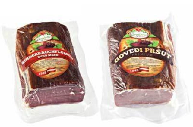 Die Firma Brajlovic Austria GmbH hat einen Rückruf der Produkte Rinderrauchfleisch und Govedi Pršut veranlasst.