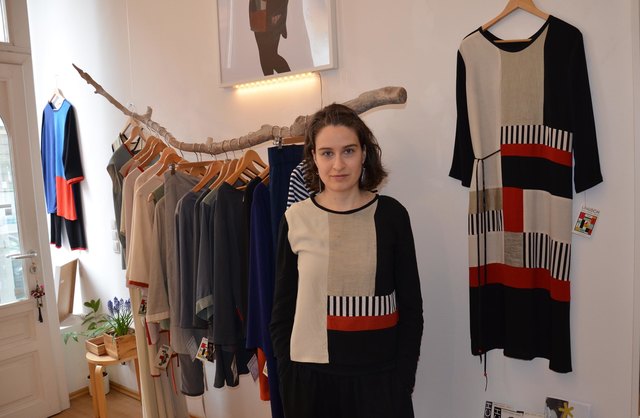 LiNUSCH Mode von Tehilla Gitterle mit viel Gespür für Stoff, Farben und Flächen entwickelt