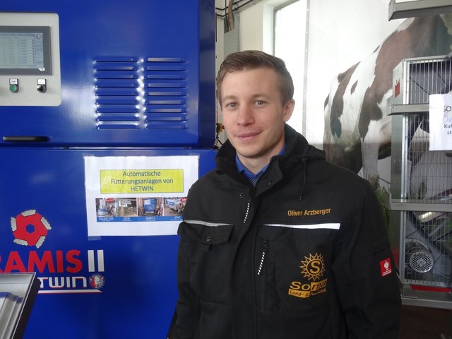 Oliver Arzberger ist Abteilungsleiter und Servicetechniker der neuen SOMA-Linie: Garten- und Stalltechnik