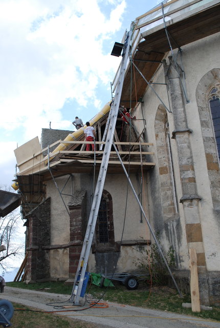 Morsche Teile des Dachstuhls der Kirche müssen erneuert werden