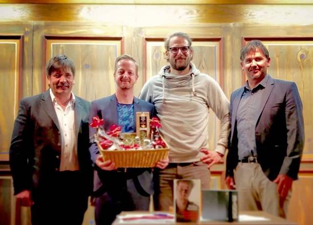 Manfred Lanzinger (Untertilliach), Markus Koschuh, Orgnisator Christian Altenweisl und Matthias Scherer (Obertilliach) (v.l.). | Foto: Altenweisl