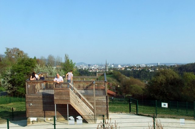 Aussichtsterrsasse im Zoo