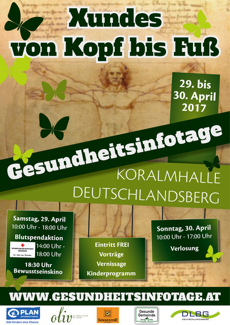 Die Gesundheitsinfotage in der Koralmhalle Deutschlandsberg bieten an beiden Tagen ein volles Programm.