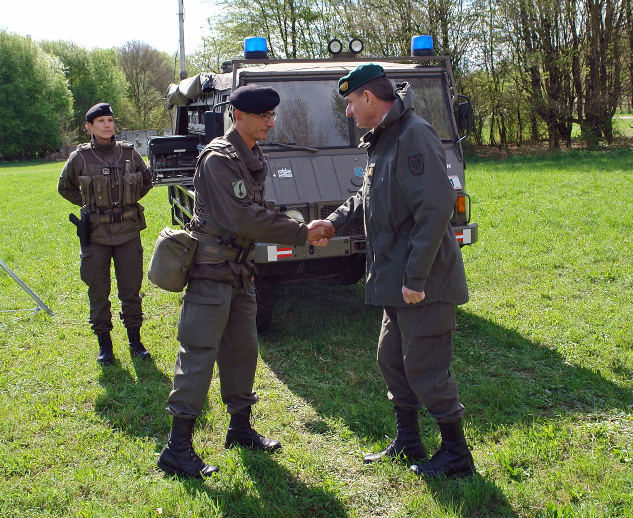 Kommandant der Landstreitkräfte bei Oberösterreichs Soldaten LinzLand