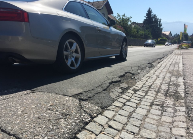 Eine der schlechtesten Straßen in Villach, die L49 in Landskron, wird endlich saniert