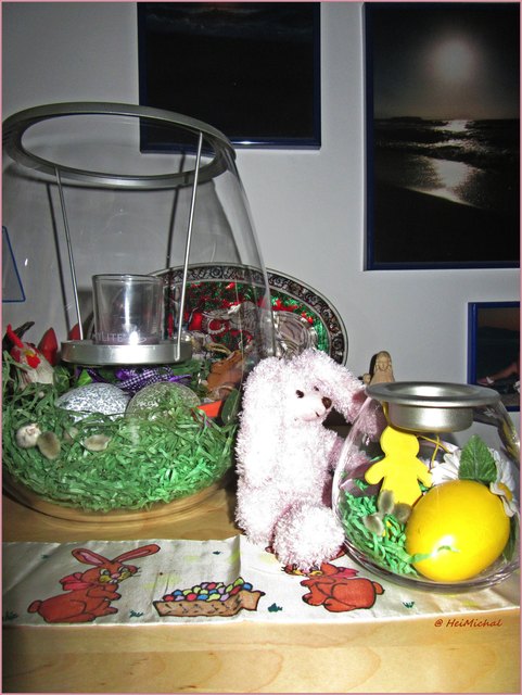 Deko im Eingangs Bereich darf nicht fehlen.