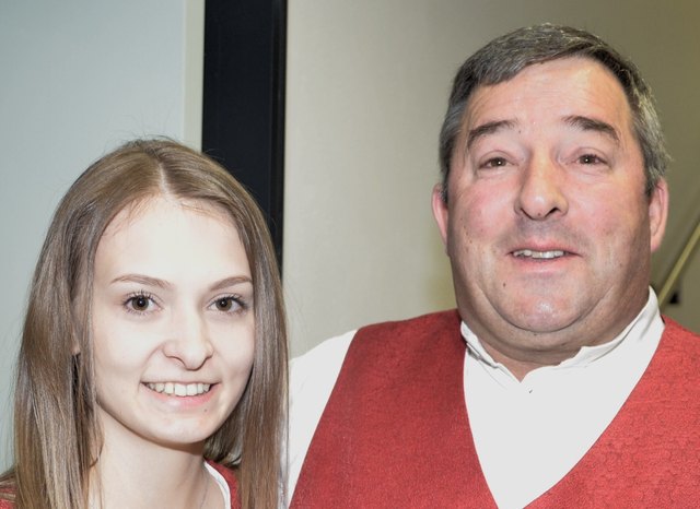 Jugendreferentin Anna-Lena Heiß mit Obmann Johann Bernthaler