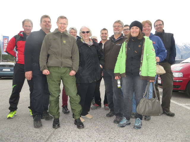 Die fröhliche Geocacher-Runde