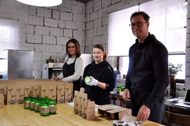Im Bild von links: Julia Schliefsteiner, Elisabeth Stöllinger und Markus Niederfriniger.