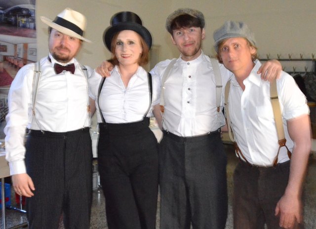 Christian Manchen, Lotta Stein, Robert Nippoldt und Christoph Kopp