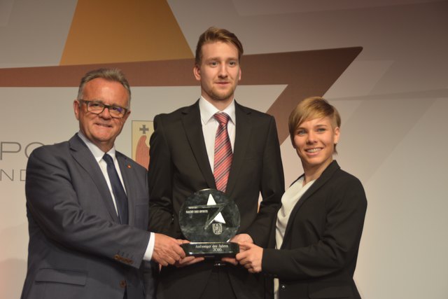 Aufsteiger des Jahres: Hans Niessl, Georg Wolf und Nicole Schmidhofer