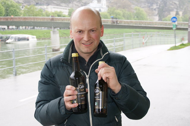 Der Salzburger Sebastian Unterberger stellt mit "Cida" eigenen Bio-Most und Bio-Cider her.