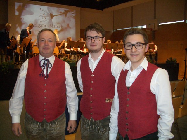 Klaus, Elias und Florian