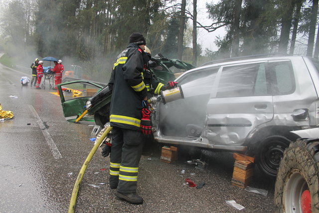 Feuerwehrübung, St. Martin, April 2017
