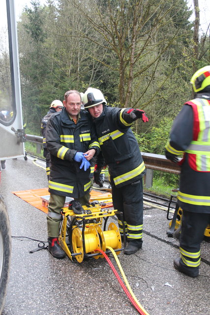 Feuerwehrübung, St. Martin, April 2017
