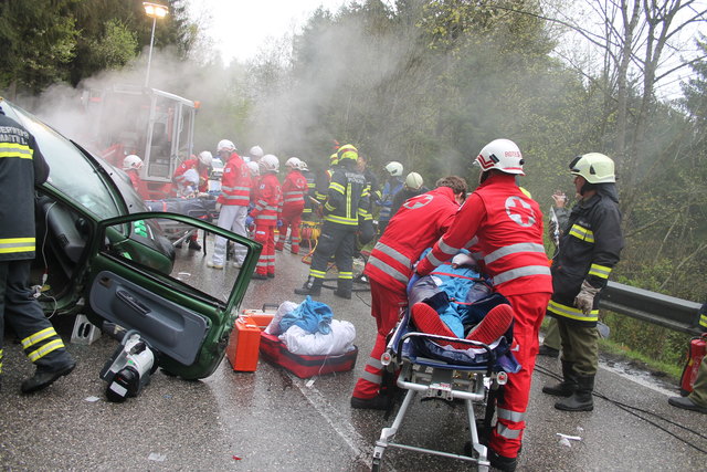 Feuerwehrübung, St. Martin, April 2017