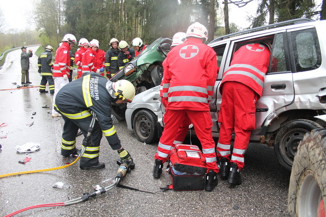 Feuerwehrübung, St. Martin, April 2017