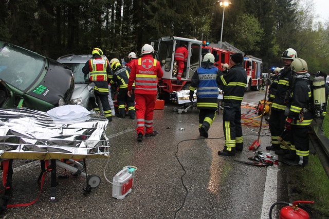Feuerwehrübung, St. Martin, April 2017
