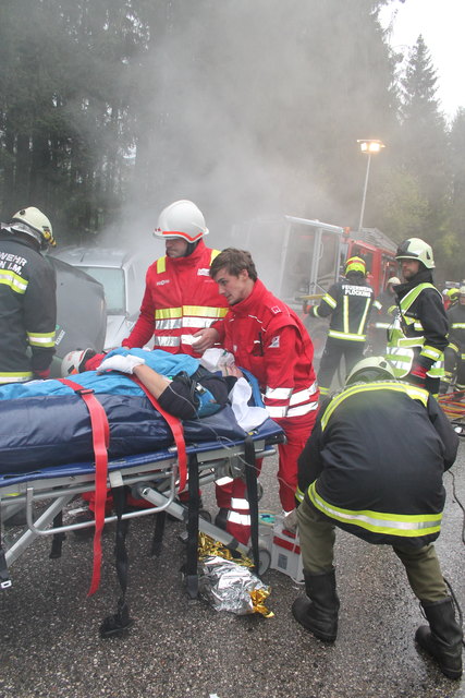 Feuerwehrübung, St. Martin, April 2017