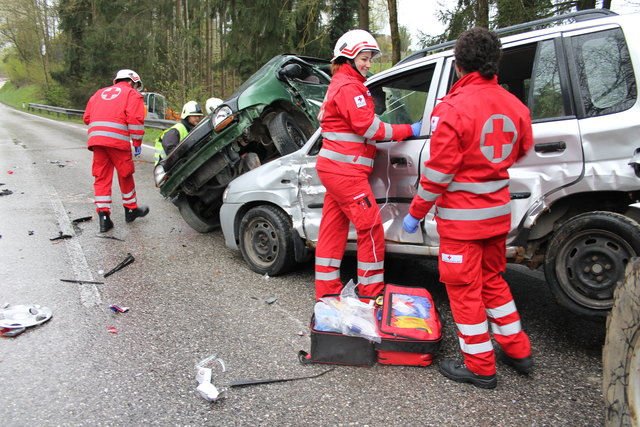 Feuerwehrübung, St. Martin, April 2017