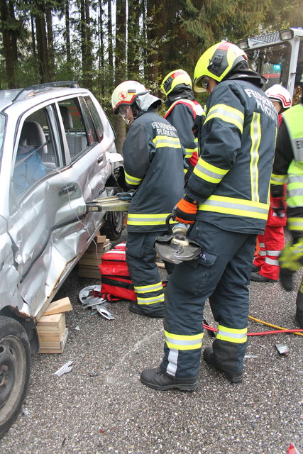 Feuerwehrübung, St. Martin, April 2017