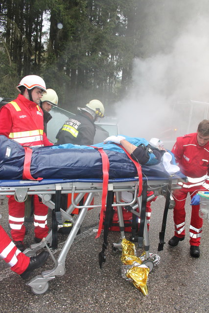 Feuerwehrübung, St. Martin, April 2017