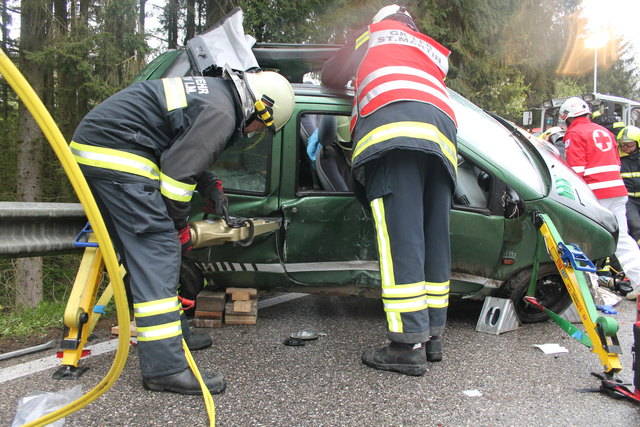 Feuerwehrübung, St. Martin, April 2017