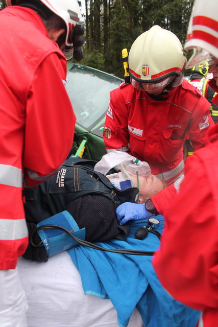 Feuerwehrübung, St. Martin, April 2017