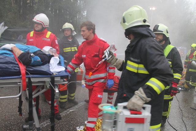 Feuerwehrübung, St. Martin, April 2017