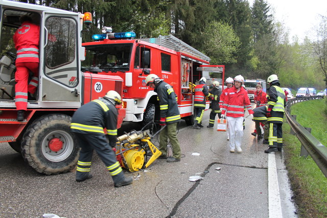 Feuerwehrübung, St. Martin, April 2017