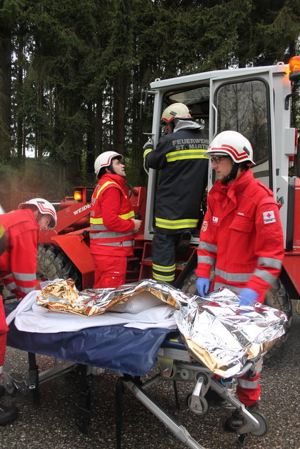 Feuerwehrübung, St. Martin, April 2017