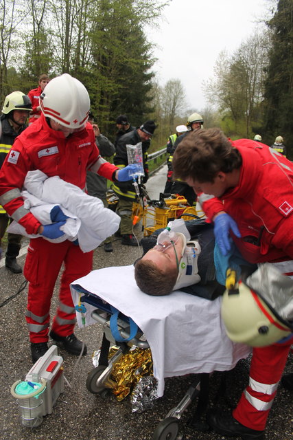 Feuerwehrübung, St. Martin, April 2017