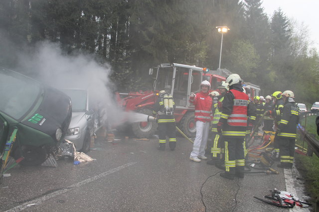 Feuerwehrübung, St. Martin, April 2017