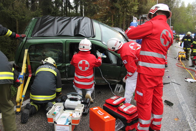 Feuerwehrübung, St. Martin, April 2017