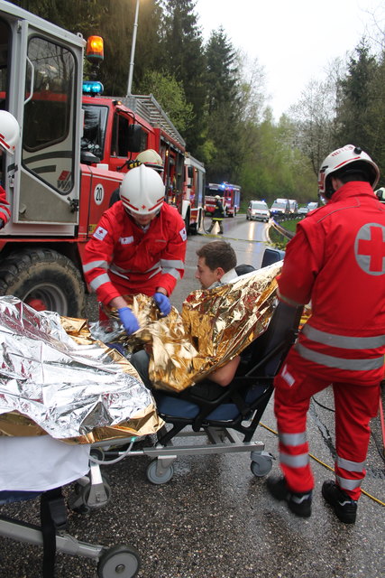 Feuerwehrübung, St. Martin, April 2017
