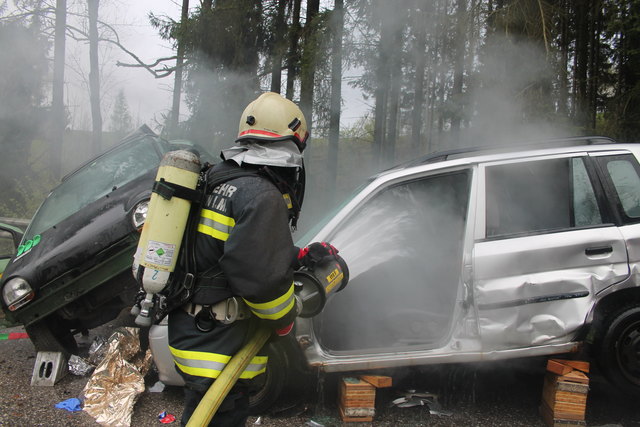 Feuerwehrübung, St. Martin, April 2017