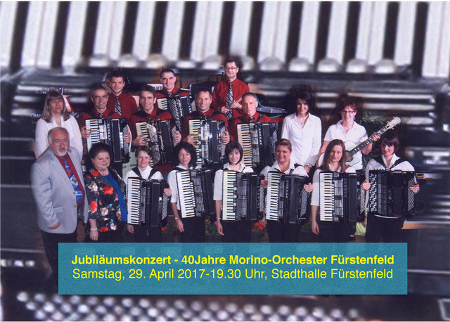 Seit 40 Jahren am Akkordeon erfolgreich: das Morino-Orchester lädt am 29. April zum Konzert. | Foto: Murg