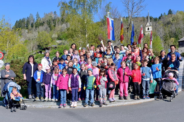 Die Frühjahrsputz-Aktion in der Gemeinde St. Urban steht unter dem Motto: "Gemeinsam können wir das alles schaffen" | Foto: KK