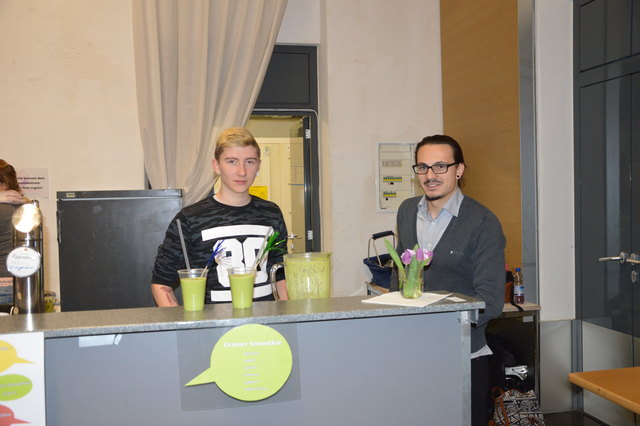 Das Jugendzentrum Laakirchen beteiligte sich mit gesunden Milchshakes.