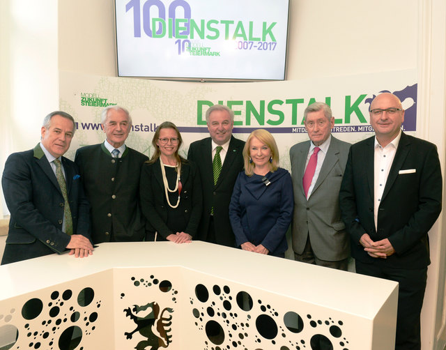 Siegfried Wolf, Josef Riegler, Beatrix Karl, LH Hermann Schützenhöfer, Gerda Rogers, Hannes Androsch, Hans Rinner | Foto: STVP/Foto Fischer