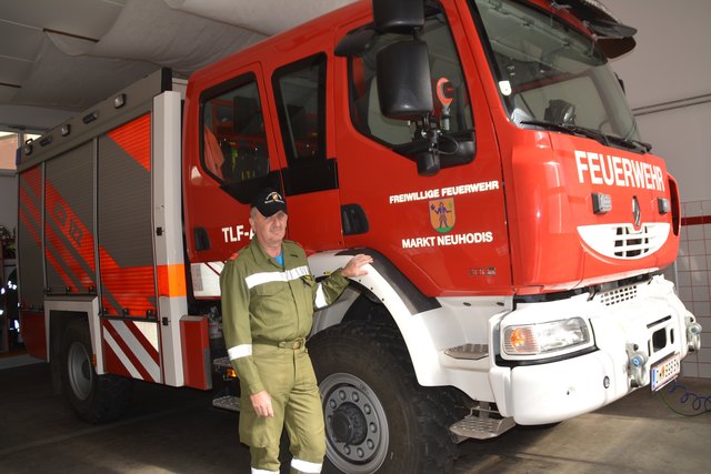 Helmut Prascsaics, Feuerwehrkommandant Markt Neuhodis | Foto: Michael Strini